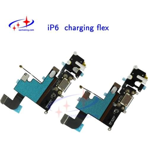 Original USB Port Charger Dock Connector Mic Charging Flex Cable For iPhone 7 8 Plus Xs Max X XR Dock Charging Flex