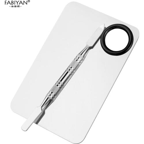 Nail Art Palette Mixing Spatula Rod Stainless Steel Makeup Cosmetic Polish Gel Foundation Eyeshadow Manicure Tools
