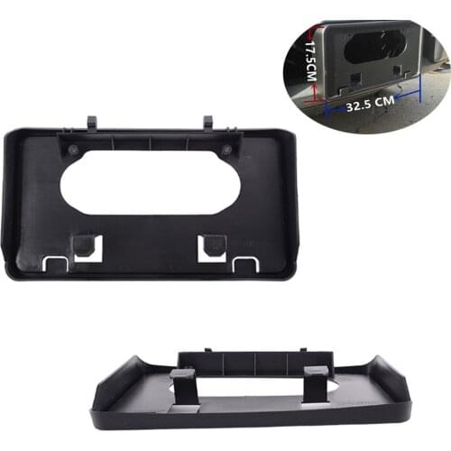 Front Bumper Guards Inserts Pads Cars License Plate Bracket For 09-14 Ford F150 License Plate Holder Mounting Bracket