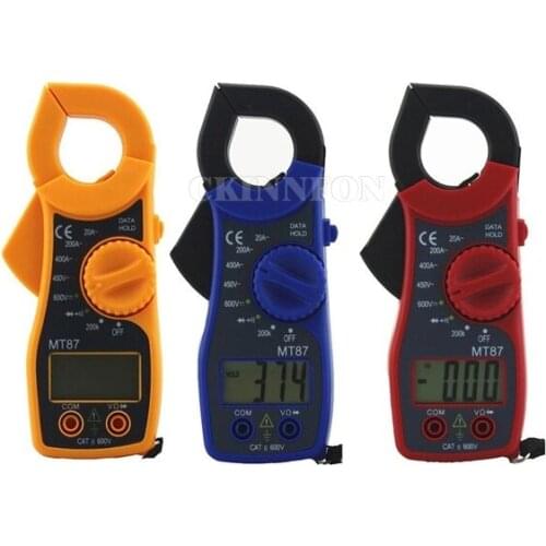 50set Portable MT87 LCD Digital Clamp Meters Multimeter With Measurement AC/DC Voltage Tester Current Resistance Multi Test