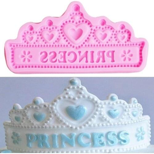 Princess Crown Silicone Cake Molds Wedding Cake Fondant Cake Decorating Tools Cupcake Chocolate Molds
