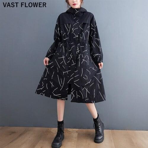 VAST FLOWER Women's Trench Coats