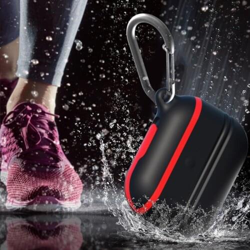 Waterproof case For Airpods pro 1 2 Case Anti-fall Cover For Apple AirPods 3 2 Case Accessories Wireless Earphone With Keychain