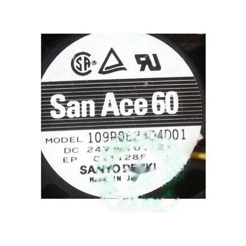 1pc fan new 109R0624D4D01 109R0624D401 DC24V 0.12A SANYO freeship
