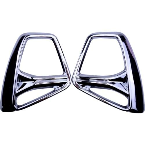 Car Front Fog Light Lamp Cover Trim Frame Moulding Frame Decoration Chrome Style ABS Fit For Chevrolet Blazer 2019 2020