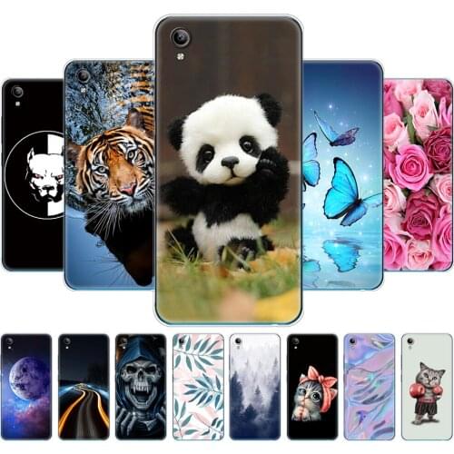 For Vivo Y91C 6.22inch Case Soft TPU Protective Silicon Cover Phone Back Y91 C VIVOY91C Bumper Shell Flower Panda tiger cat