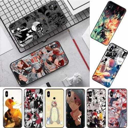 Todoroki My Hero Academia anime Painted Phone Case For Xiaomi Redmi Note 4 4x 5 6 7 8 pro S2 PLUS 6A PRO coque shell funda hull