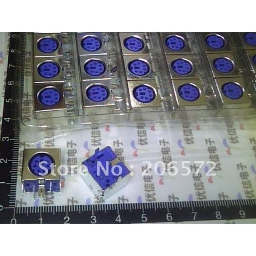 Purple 6P PS2 Keyboard / mouse socket