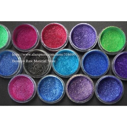 Cosmetic Colorful Dye Polarized Powder Mica Pearl Pigments Colorants For Face Eyes Lips Soap Resin Jewelry (pack in bag,not jar)