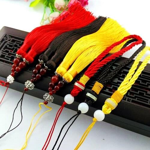 Glass bead hand-knitted costume with rope lotus twin spikes