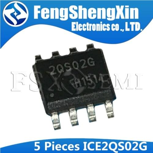 5PCS ICE2QS02G SOP-8 2QS02G SOP ICE2QS02 SOP8 Quasi-Resonant PWM Controller IC