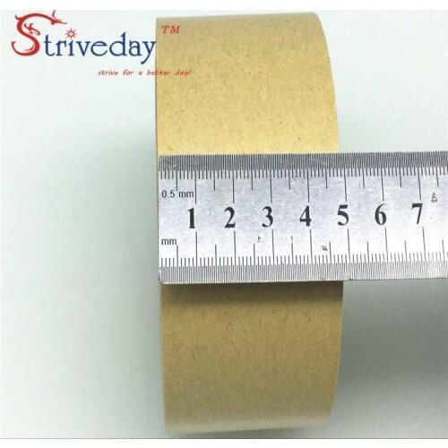 5pcs/lot 50mm wide 25 meters long Water free kraft paper tape photo frame tapes sealing tape leather belt high viscosity DIY