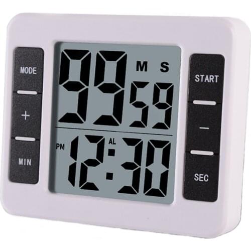 Magnetic LCD Digital Kitchen Cooking Timer with Loud Alarm Clock Countdown Time Reminder 99 minutes and 59 seconds