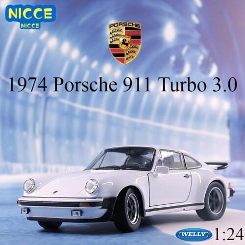 Welly 1: 24 1974 Porsche 911 Turbo3.0 Sports Car Simulation Alloy Car Model For Children Gifts