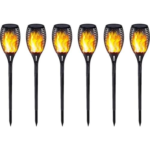 Outdoor IP65 Waterproof LED Garden Torch Lamp Solar Flame Light for Yard Garden Solar Bollard Light Led Solar Stick Lights