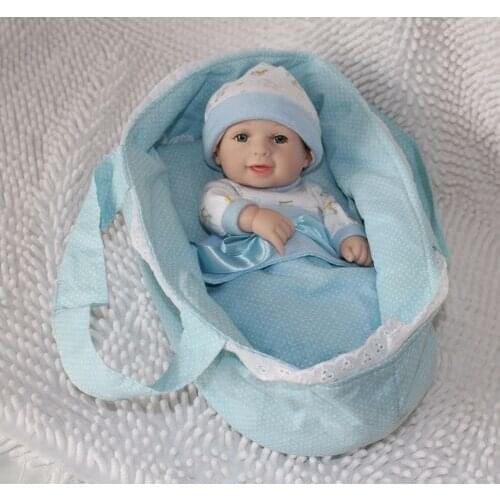 Alive Newborn Bebe Toy 11'' Reborn Baby Boy Doll Silicone Vinyl Toddler Kid Gift Baby Girl Toys Toys For Children