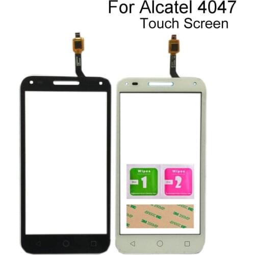 Digitizer Panel For Alcatel One Touch U5 3G 4047D 4047G 4047 OT4047 OT4047D Touch Screen TouchScreen Sensor Tools 3M Glue