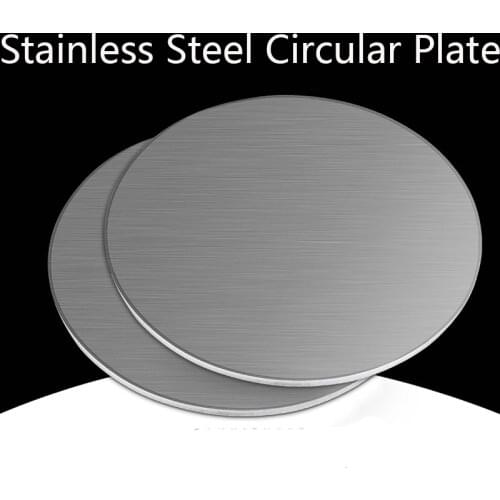 Thick 1mm 1.5mm 2mm 2.5mm 3mm Stainless Steel Circular Plate 304 Disc Plate Circular Flat-plate Round Disk Sheet