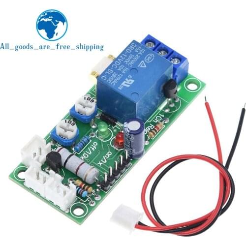 TZT Vibration Module/ Vibration Sensors Relay Switch Sensitivity and The Time Delay Adjustable (D2A1) 12V