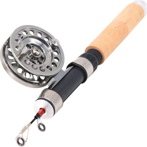 New-Generation Fishing Rod,Telescopic Mini Ice Fishing Rod and Reel Combo Set, Small Pocket Pen Rod Fishing Set