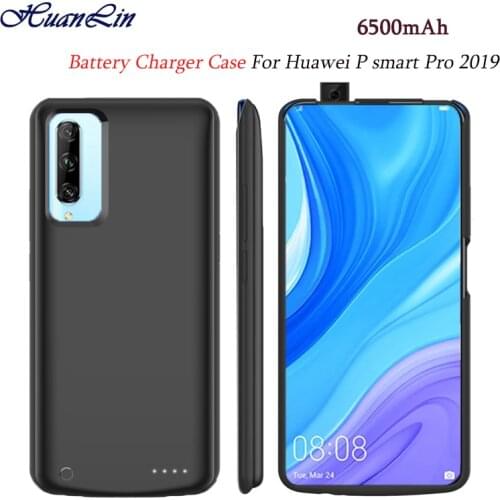 High Quality 6500mAh power bank For Huawei P smart Pro 2019 Battery Charge For Huawei P smart Pro 2019 Battery Case Cove
