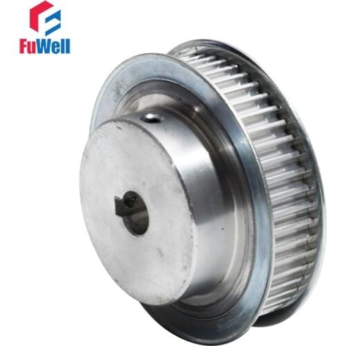 HTD5M 48T Timing Pulley With Keyway 5M Transmission Belt Pulley 16mm Belt Width 12/14/15/20mm Bore 48Teeth Gear Pulley