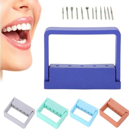 5 Colors 5 Holes Dental Disinfection Box Autoclave Sterilization Case for Needles
