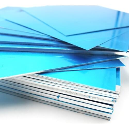 3/5pcs aluminum plate flat aluminum plate DIY pure aluminum plate frame thickness 1mm/2mm