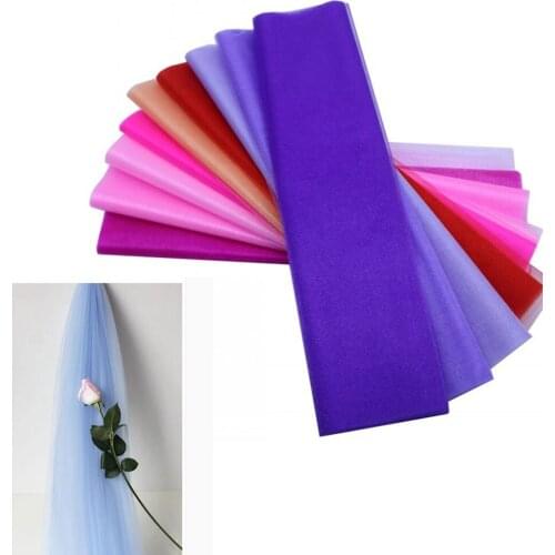 5M Gauze Organza Arrange Wedding Room And Party Decoration Snow Yarn 48CM*5M