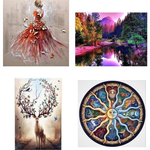 5D Diamond Painting Kits Cross Stitching Embroidery Art Crafts With Tools