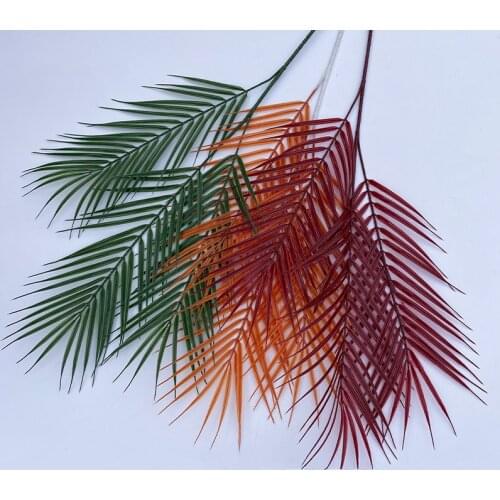 95cm Artificial Palm Foliage Tropical Palm Foliage Imitation Fern Leaf for Christmas Party Wedding Home Decoration Hawaii Leaves