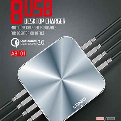 A8101 3 Sockets + 3 USB Ports Electronic Power Strip Smart Socket Voltage Stabilizer Fast Charging Home Patch with Expander