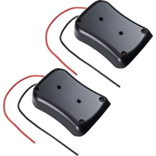 ABSF 2 Pack Battery Adapter for DeWalt 20V Battery 18V Dock Power Connector DIY Converter 14 Gauge Robotics