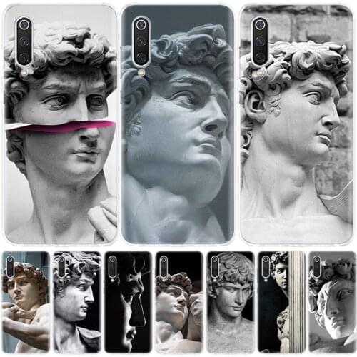 David Statue Sculpture Phone Case for Xiaomi Redmi Note 10 9 9S 8T 8 7 8A 7 7A 6 6A 9A 9C S2 K20 K30 Pro Fashion Cover Coque