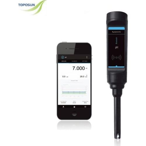 TPS-S10 digital pocket wireless ph meter, ph tester, acidometer, acidity meter with wireless connection with cellphone