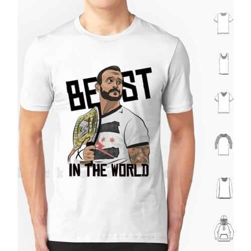 T Shirt Cotton Men DIY Print Cm Punk The Best In The World Chicago Native Chicago Made Chicago Sports Pop Culture