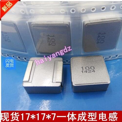 2pcs/SMD Integral forming inductors 1770 10UH 14A Saturated 22A 17*17*7MM Printing:100