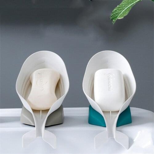 Shower Soap Box shelf Drain Soap Holder Box Bathroom Accessories Toilet Laundry Soap Box Bathroom Supplies Tray Gadgets