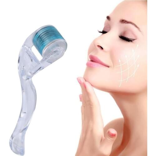 Microniddle Derma Roller Mezoroller Face Skin Care Hair Regrowth Beard Growth Anti Hair Loss Treatment Microneedle Facial Roller