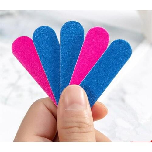 New 30pack/lot 100pcs/pack Double-side Nail Files Mini Buffers Tools DIY Sandpaper Nail Tips Sanding Professional Nail Art Tools