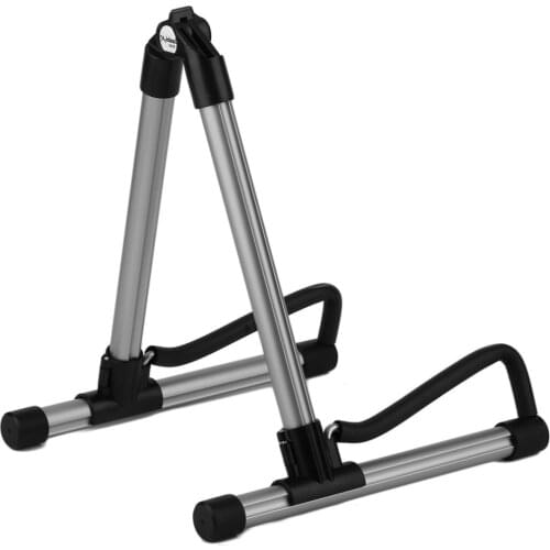 Alloy Guitar Stand Universal Folding A-Frame Acoustic Electric Guitar Floor Stand Holder Parts Accessories 3 Colors 2018 Hot