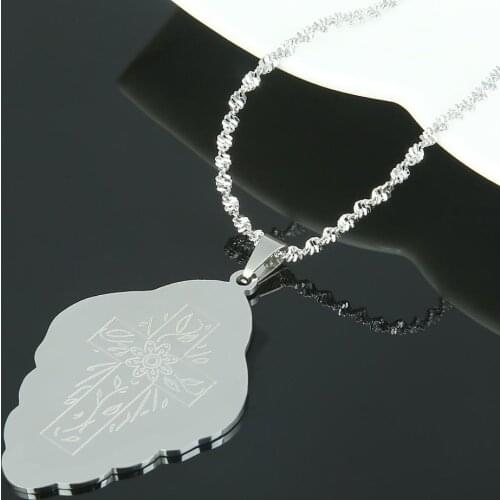 Stainless Steel Cross Pendant Necklaces Hawaii Micronesia Chuuk Marshall Cross Jewelry