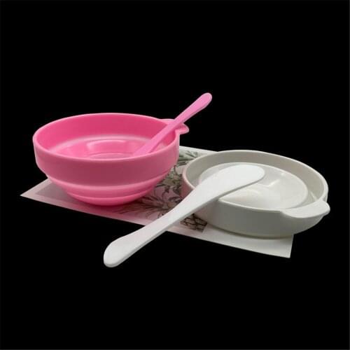 Silicone Mask Bowl Folding Portable Travel Design Premium Soft Material Handmade DIY Cleaning Mud Clay Face Mask Beauty Salon