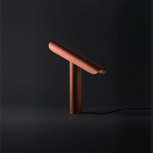 Modern simple personalized art living room table lamp Nordic bedside bedroom study designer model room table lamp