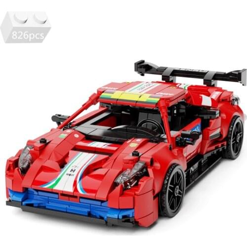 High-tech Creator Famous Sports Car Building Blocks Racing Vehicle Model Kit Bricks DIY Education Kids Toys For Children Gifts