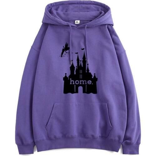 Castle Is My Home 2021 Autumn Woman Sweatshirts Fashion Casual Hooded Pullovers Hip Hop Female Streetwear K-pop Warm Tracksuit