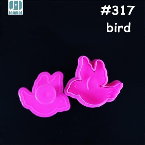 1pc Cartoon Animal Cookie Cutter Tools 3D Bird Biscuit Stamp Mould Kitchen Accessories