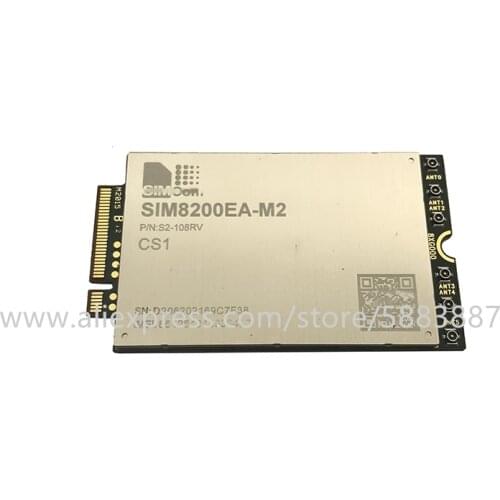 100% Brand new Original SIMCOM SIM8200EA‐M2 10pcs 5G module M.2 NR/LTE‐FDD/LTE‐TDD/HSPA+ R15NSA/SA 4.0Gbps data transfer