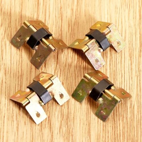 19*18mm/0.75"*0.71" Antique Gold Cabinet Furniture Hinges Wooden Gift Box Hinges Furniture Fitting for Furniture Hardware 4x
