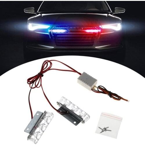 2pcs 3 Led Flashing Light 12v 12w Automobile Truck Motorcycle Flashing Light Durable Automobile Truck Led